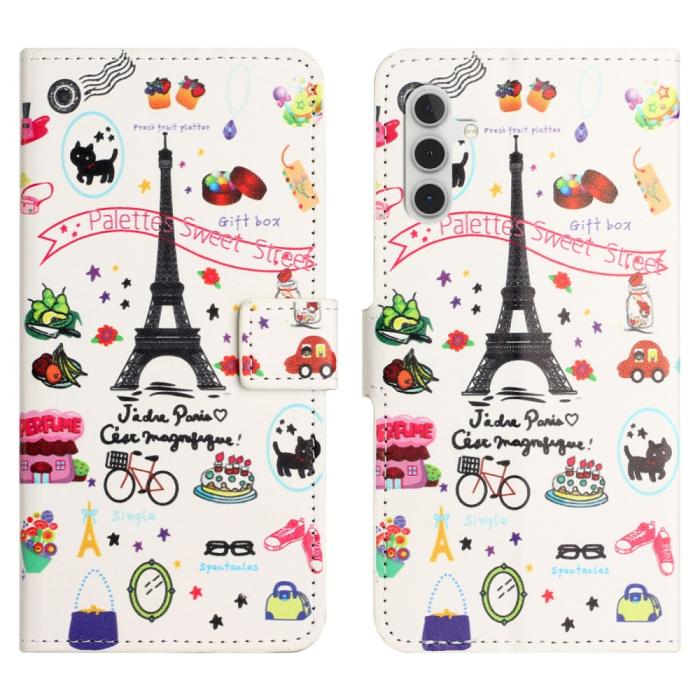 Bild 1, Samsung Galaxy S24 FE Fodral Med Tryck Eiffeltornet