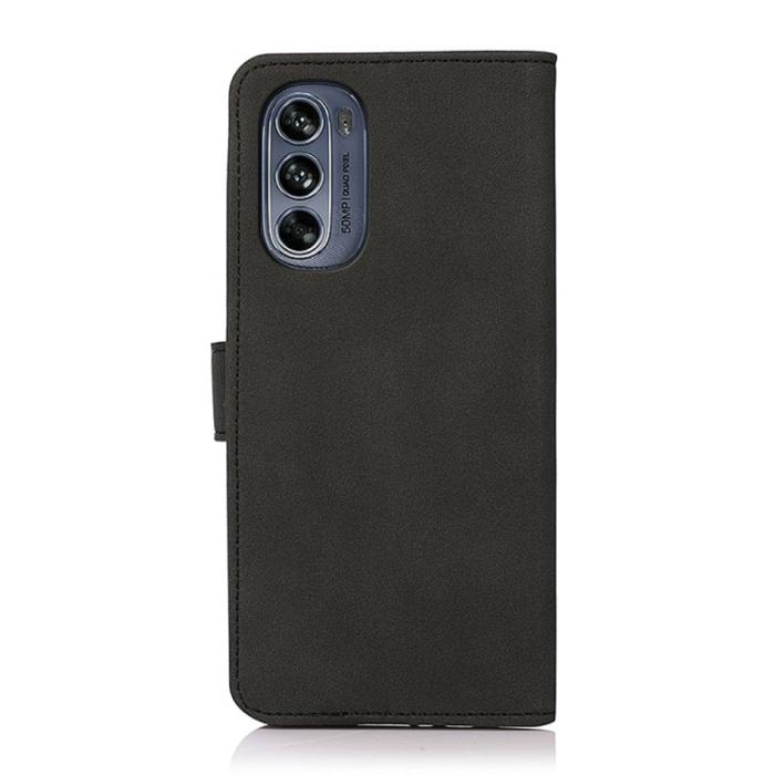 Bild 3, KHAZNEH Motorola Moto G62 5G Fodral Matt Läder Svart