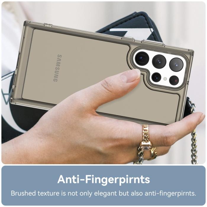Bild 5, Samsung Galaxy S23 Ultra Skal Shockproof AirBag Tonad Svart