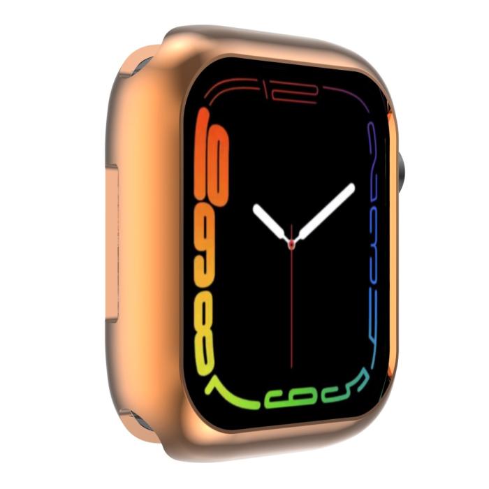 Bild 3, Apple Watch 7/8 45mm Skal TPU Electroplate Roséguld