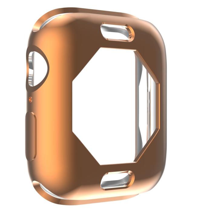 Bild 4, Apple Watch 7/8 45mm Skal TPU Electroplate Roséguld