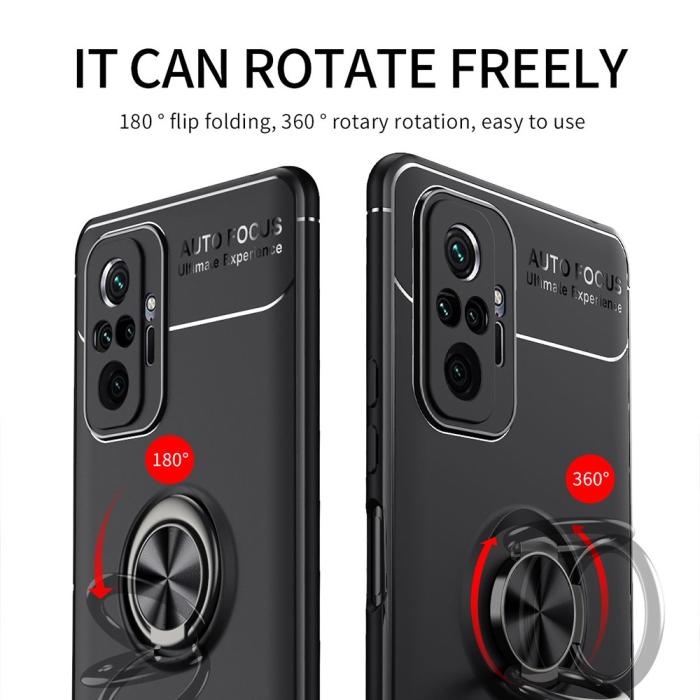 Bild 4, Xiaomi Redmi Note 10 Pro - Ring Skal - Röd