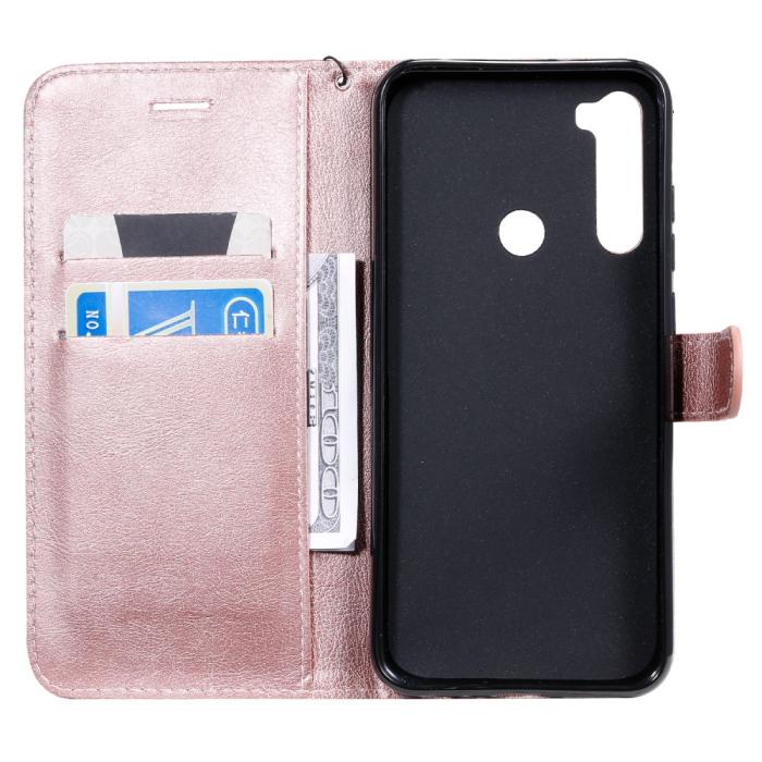 Bild 4, Xiaomi Redmi Note 8T - Plånboksfodral - Roséguld