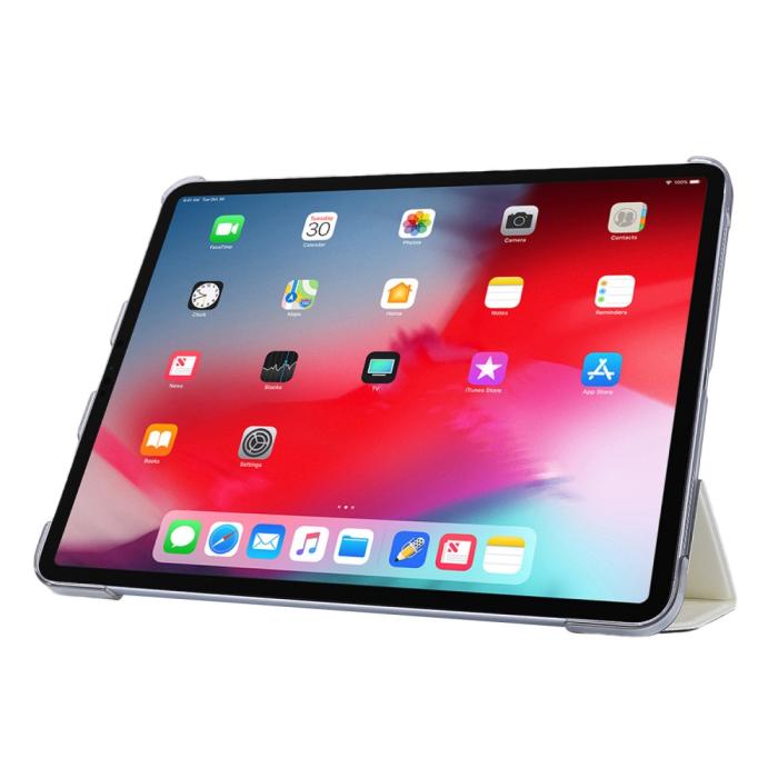 Bild 4, iPad Air 2025-2020 / Pro 11 Fodral Tri-Fold Fodral Vit