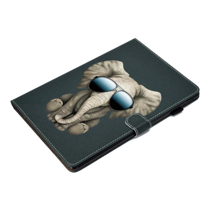 Bild 5, iPad Air 2025-2020 / Pro 11 Fodral Case Stand Elefant