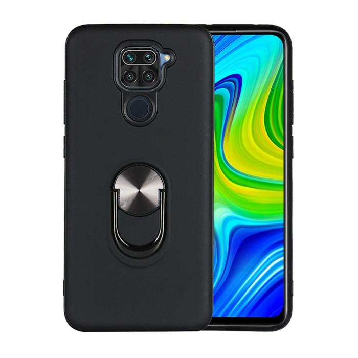 Bild 1, Xiaomi Redmi Note 9 - Ring Skal - Svart