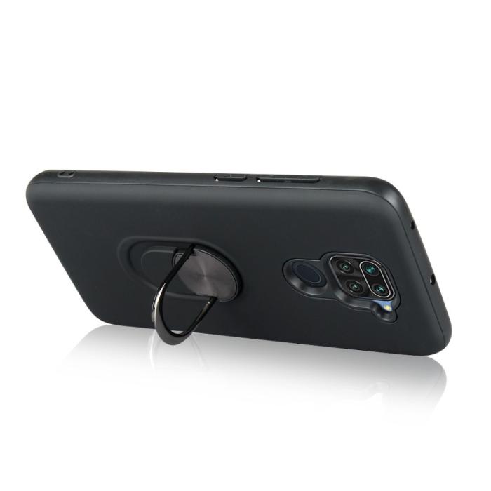 Bild 3, Xiaomi Redmi Note 9 - Ring Skal - Svart