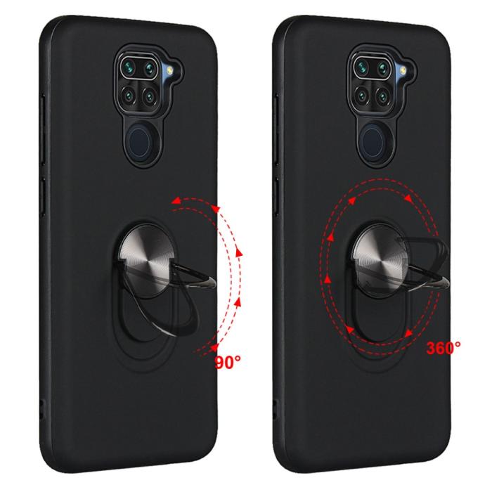 Bild 5, Xiaomi Redmi Note 9 - Ring Skal - Svart