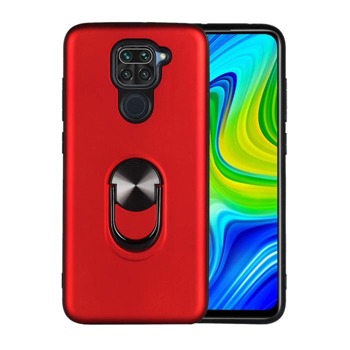 Bild 1, Xiaomi Redmi Note 9 - Ring Skal - Röd