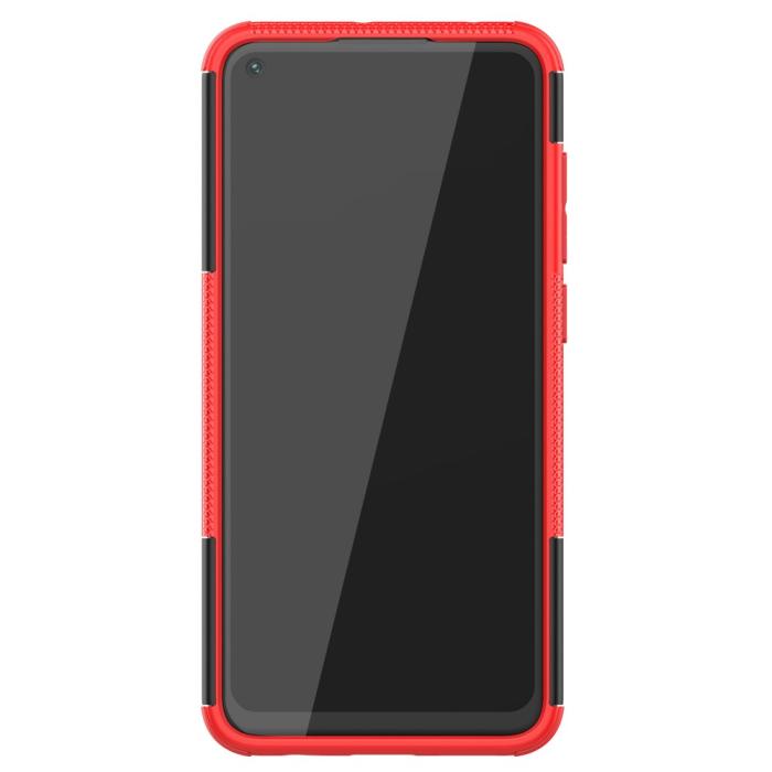 Bild 5, Xiaomi Redmi Note 9 - Ultimata Stöttåliga Skalet med Stöd - Röd