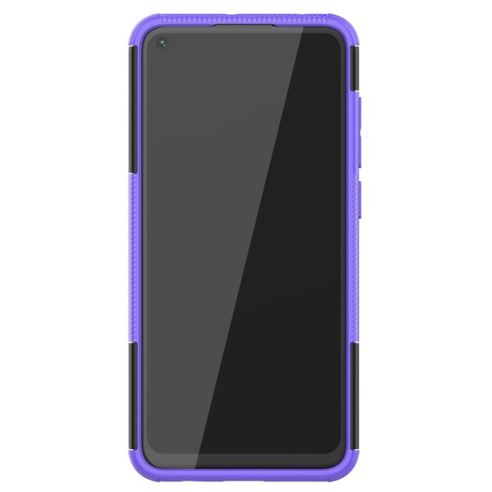 Bild 5, Xiaomi Redmi Note 9 - Ultimata Stöttåliga Skalet med Stöd - Lila