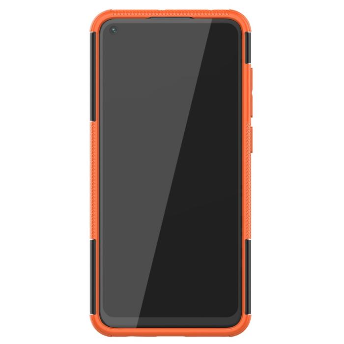 Bild 5, Xiaomi Redmi Note 9 - Ultimata Stöttåliga Skalet med Stöd - Orange