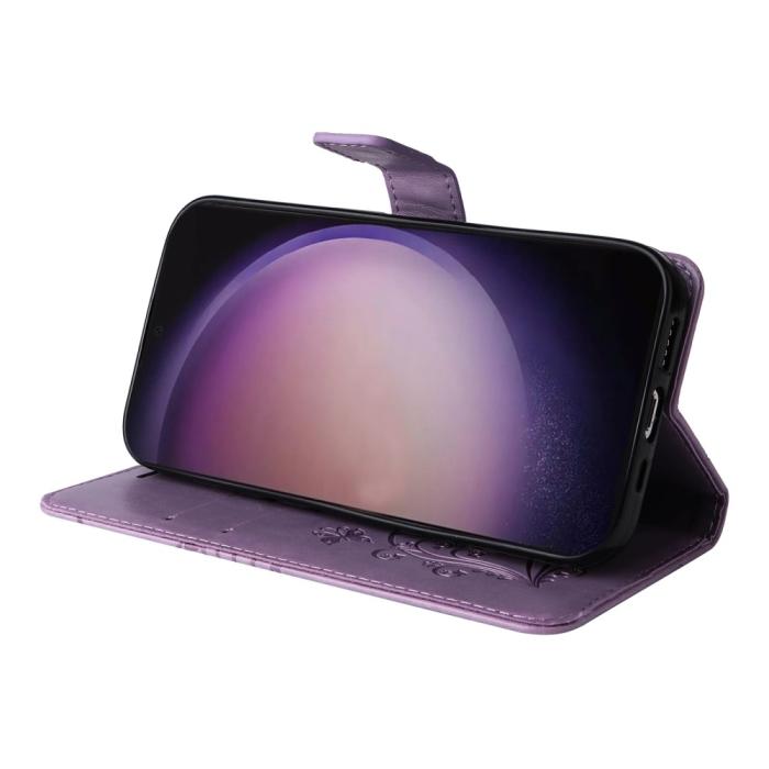 Bild 3, Samsung Galaxy S24 Ultra Fodral Butterfly Lila
