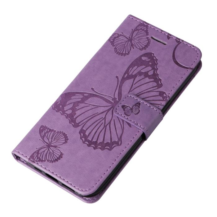 Bild 5, Samsung Galaxy S24 Ultra Fodral Butterfly Lila