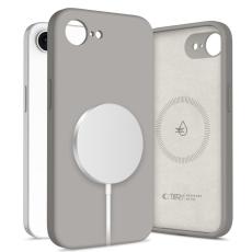 Tech-Protect iPhone 17e/16e Skal MagSafe Silicone Stone Grey