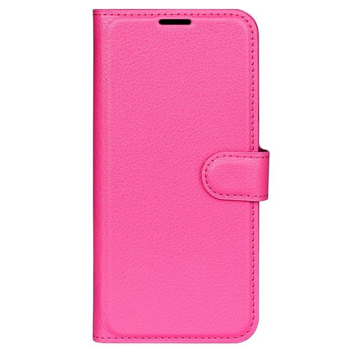 Bild 5, Xiaomi Redmi 13C 4G Fodral Litchi Läder Rosa