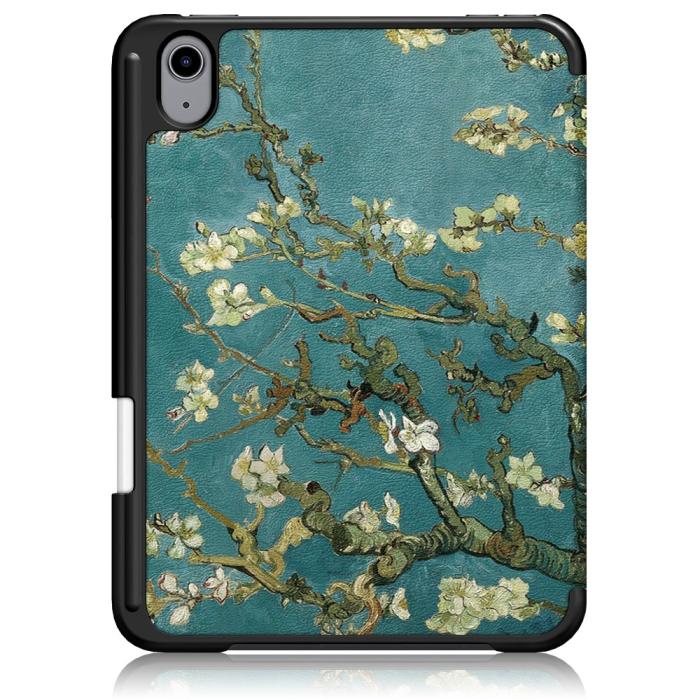 Bild 3, iPad Mini 2024/2021 Fodral Tri-Fold Pennhållare Peach Blossom