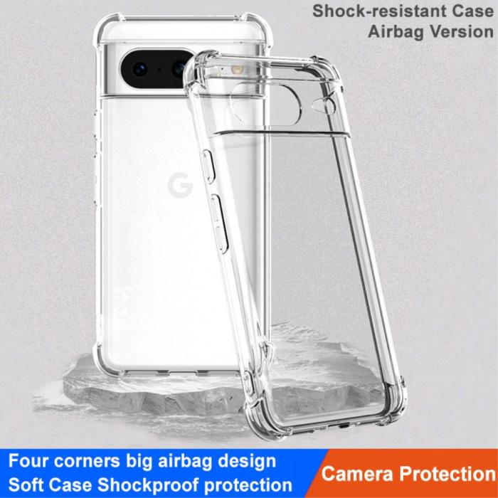 Bild 3, IMAK Google Pixel 8 Skal Shockproof TPU Transparent