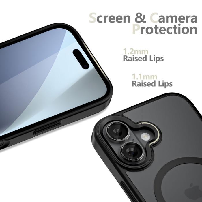 Bild 3, Tech-Protect iPhone 17 Skal MagSafe MagMat Matt Svart