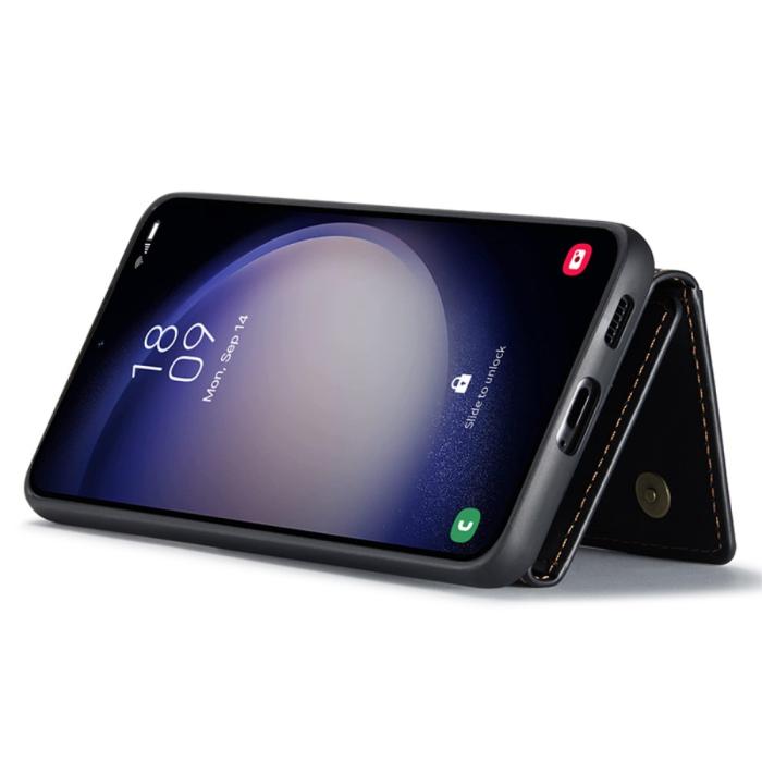Bild 3, DG.MING Galaxy S23 FE Skal Med Magnetisk Plånbok Svart