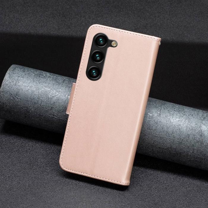 Bild 5, Samsung Galaxy S23 Plus Fodral Fjärilar Roséguld