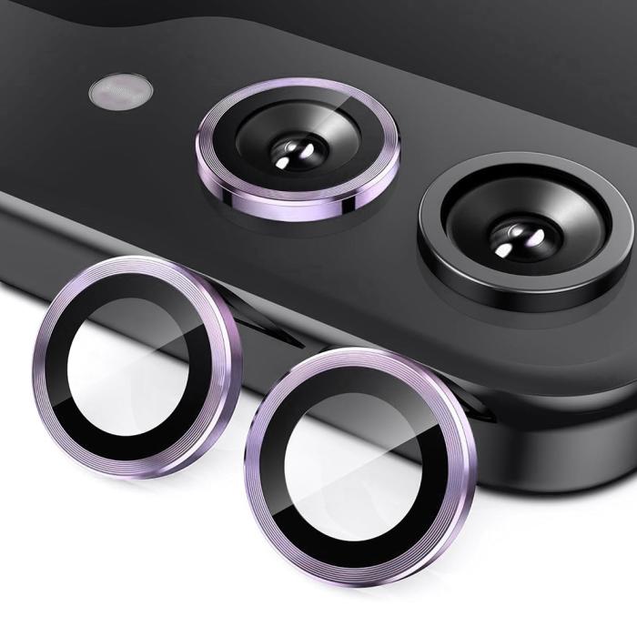 Bild 1, ENKAY Galaxy Z Flip 6 Linsskydd Härdat Glas Lila