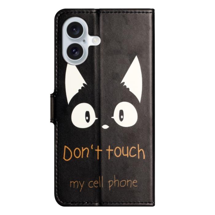 Bild 5, iPhone 16 Plus Fodral Med Tryck Dont Touch Katt
