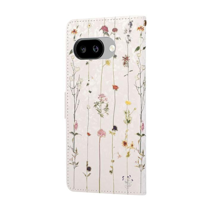 Bild 6, Google Pixel 10a Fodral RFID Läder Små Blommor