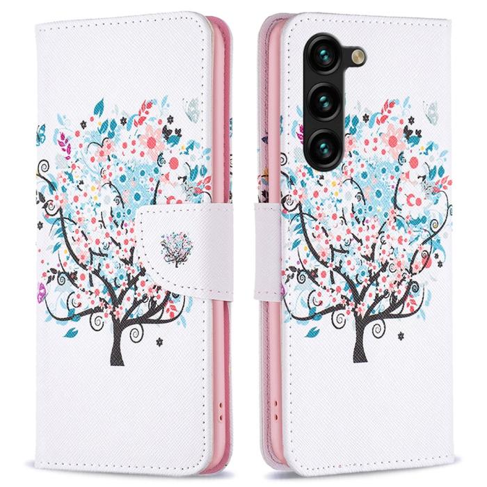Bild 1, Galaxy S25 Plus / S24 Plus Fodral Med Tryck Blommigt Träd