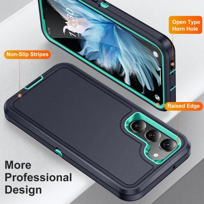 Bild 2, Galaxy S25 Plus / S24 Plus Skal Xtreme Shockproof Svart/Cyan