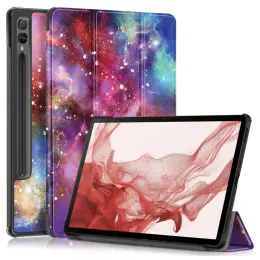 Samsung Galaxy Tab S9 Plus Fodral Läder Cosmic Space