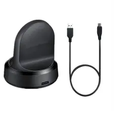 Dockstation Tr&aring;dl&ouml;s USB Laddare f&ouml;r Galaxy Watch 46mm (SM-R800) / 42mm (SM-R810)