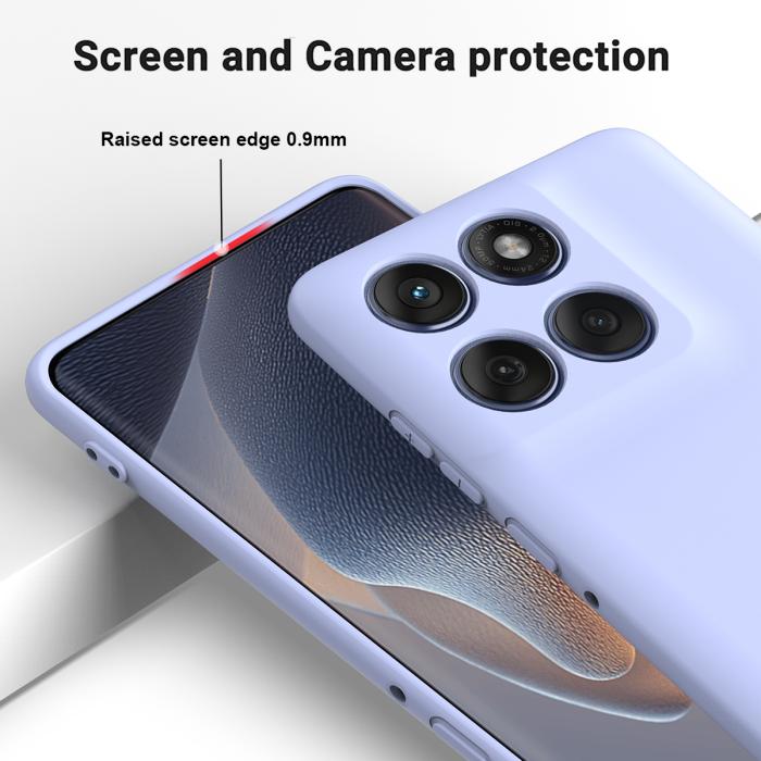 Bild 4, Motorola Edge 70 Skal Liquid Silikon Lila