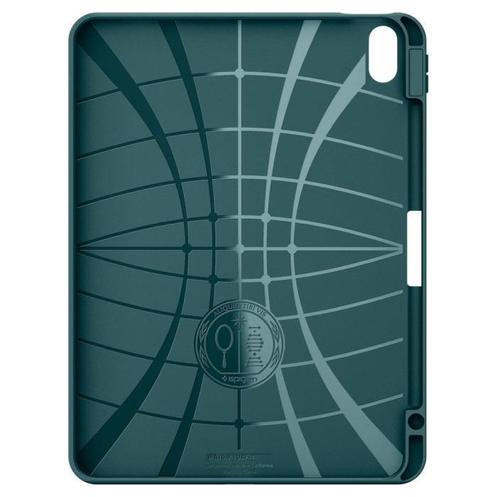 Bild 4, Spigen iPad Air 2025-2020 Fodral Urban Fit Midnight Green