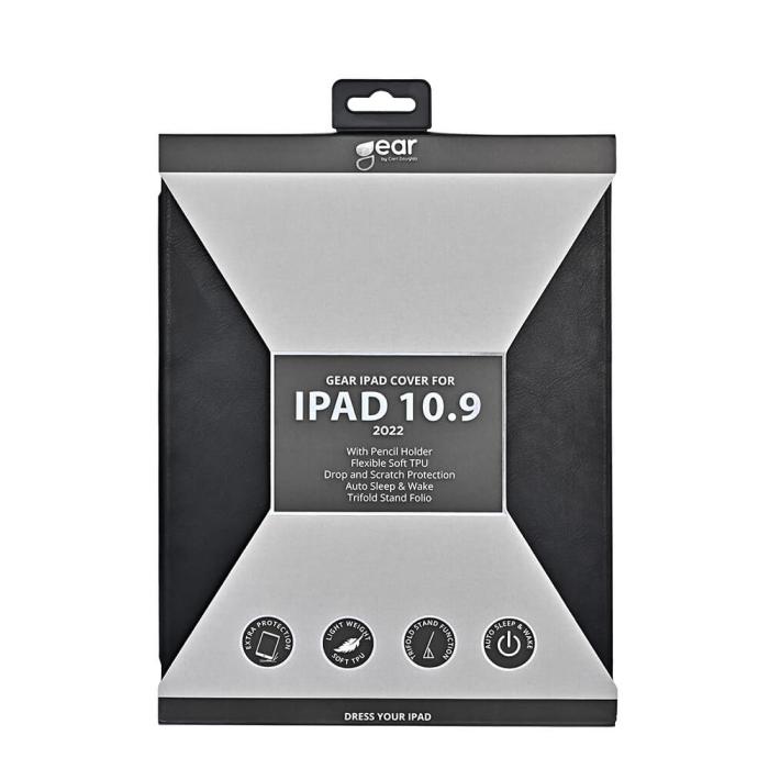 Bild 2, GEAR iPad 11 2025 / 10.9 2022 Fodral Pennhållare Svart