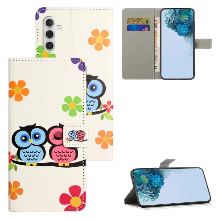 Bild 4, Samsung Galaxy S24 FE Fodral Med Tryck Ugglor