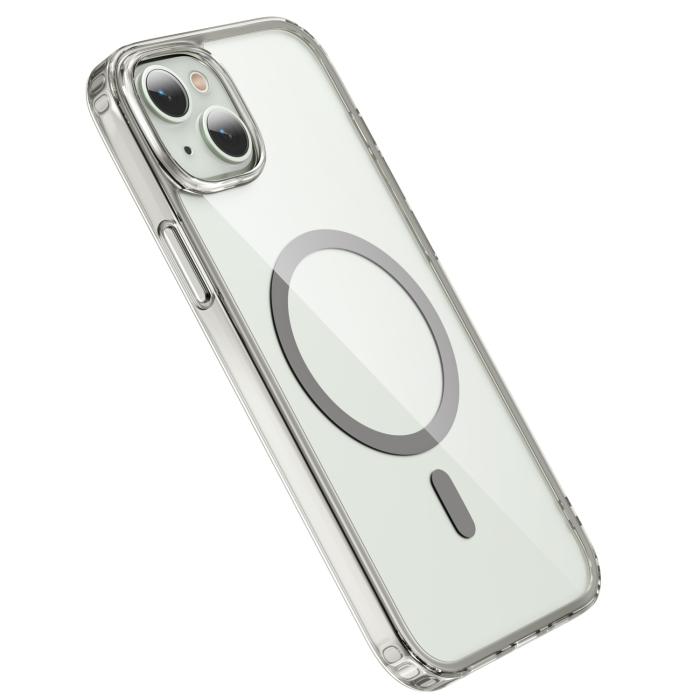 Bild 3, ColorPop iPhone 15 Plus Skal CH MagSafe Transparent/Titanium