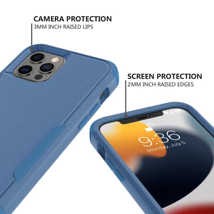 Bild 4, iPhone 14 Pro Max Skal Shockproof Hybrid Royal Blue