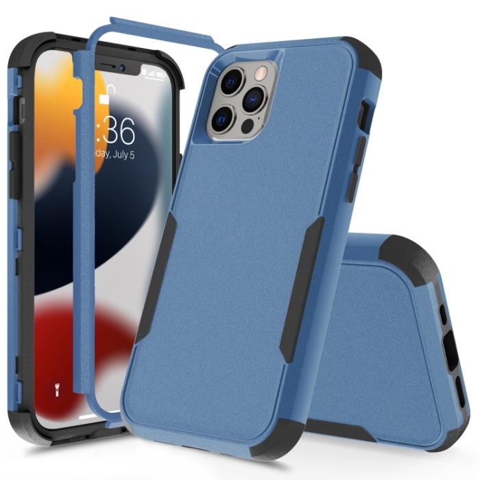 Bild 2, iPhone 14 Pro Max Skal Shockproof Hybrid Blå/Svart