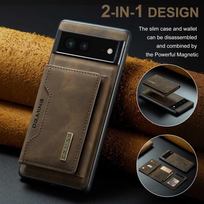 Bild 6, DG.MING Google Pixel 7 Skal 2in1 Magnetisk Avtagbart Kortfack