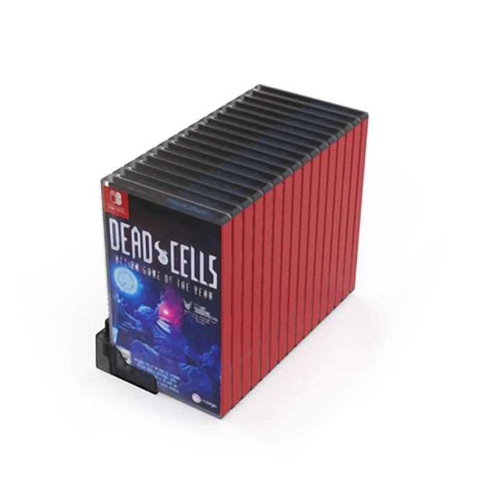 Bild 5, Nintendo Switch Lite/OLED Spelhållare / Förvaringsbox Svart