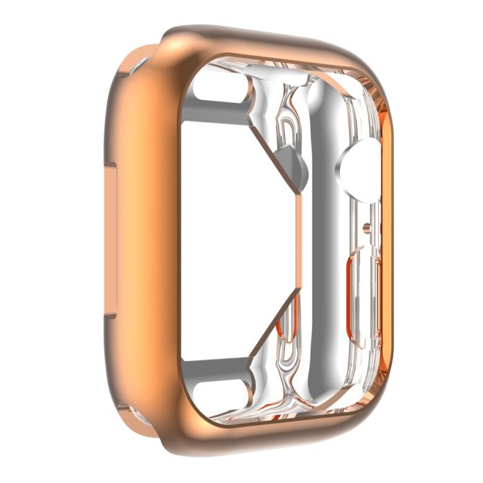 Bild 6, Apple Watch 7/8 45mm Skal TPU Electroplate Roséguld