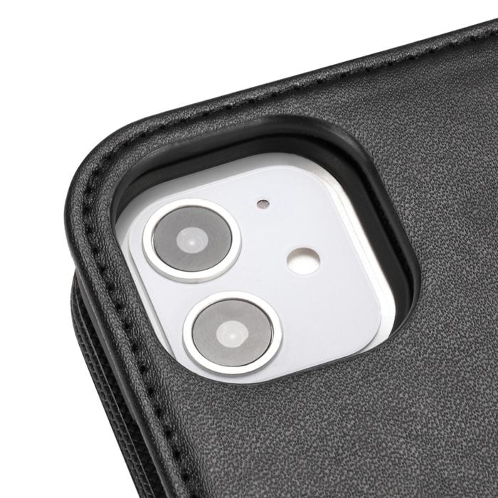 Bild 6, holdit iPhone 11 / XR - Flerfack 2in1 Magnet Fodral / Skal - Svart