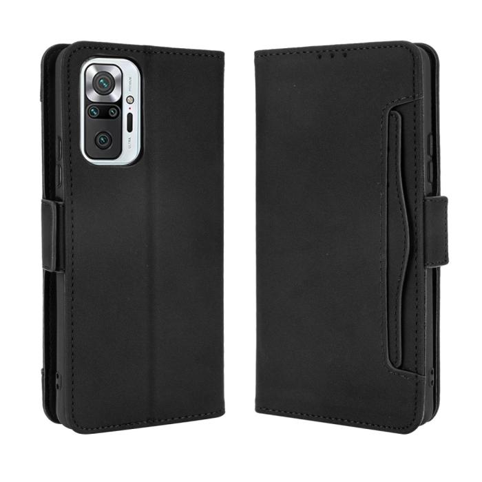 Bild 1, Xiaomi Redmi Note 10 Pro - Fodral Med Avtagbart Kortfodral - Svart