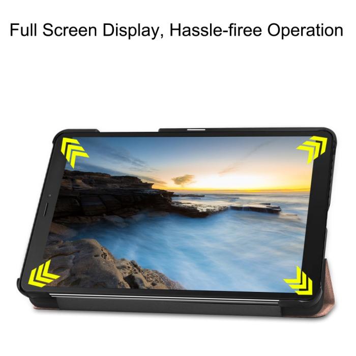 Bild 5, Samsung Galaxy Tab A 8.0 - Tri-Fold Fodral - Roséguld
