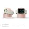 Apple Watch Silikon Stativ Ljus Rosa