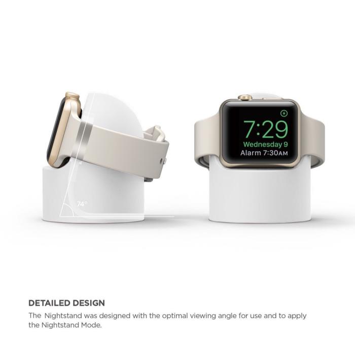 Bild 5, Apple Watch Silikon Stativ Vit