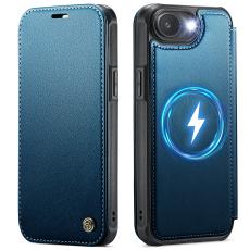 CASEME iPhone 16e/17e Skal RFID Pl&aring;nbok Bl&aring;