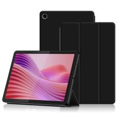 Lenovo Tab 10.1 2025 Fodral Tri-Fold L&auml;der Svart