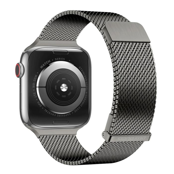 Bild 1, DUX DUCIS Apple Watch 38/40/41 Klockarmband Milanese Pro Series Grå